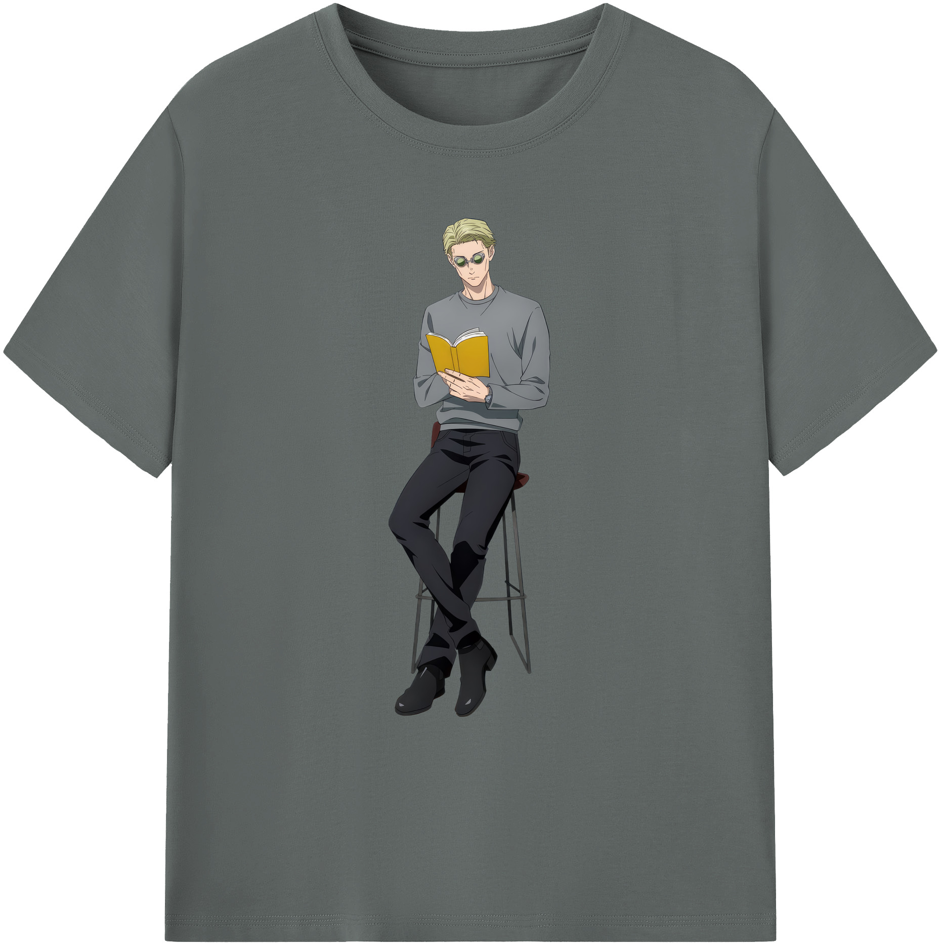 （画像用） 呪術廻戦 Jujutsu Kaisen 綿100％ メンズ半袖Tシャツ｜肌触りやわらか＆通気性